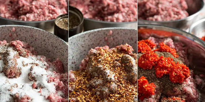 Making italian sausage
