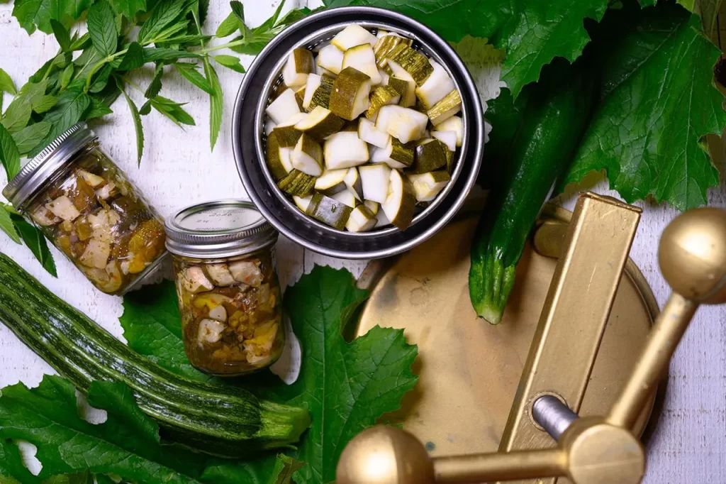 Pickled Zucchini