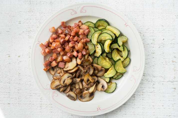 Zucchini And Mushrooms