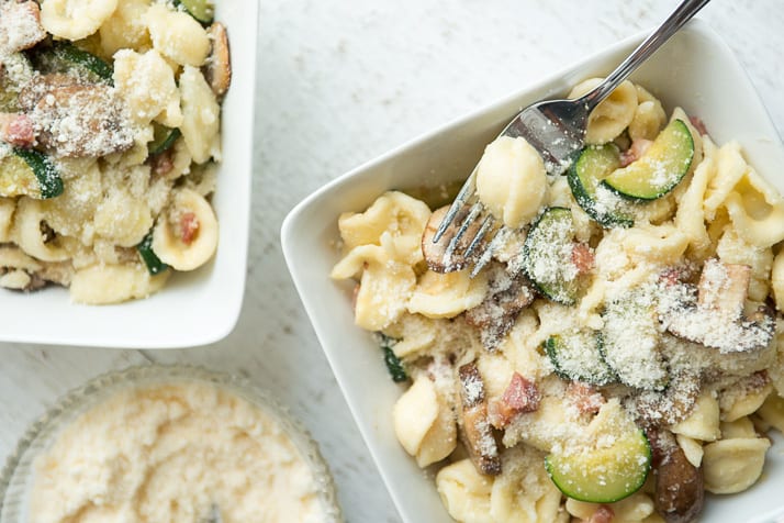 Zucchini And Mushrooms