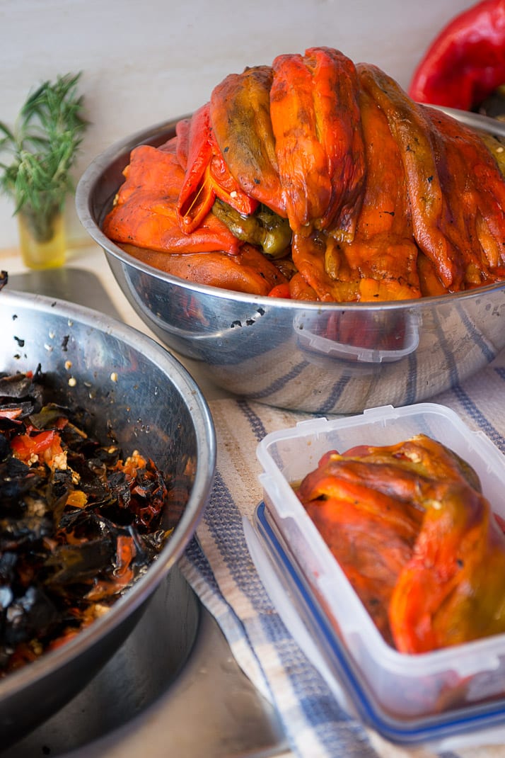 fire roasted peppers