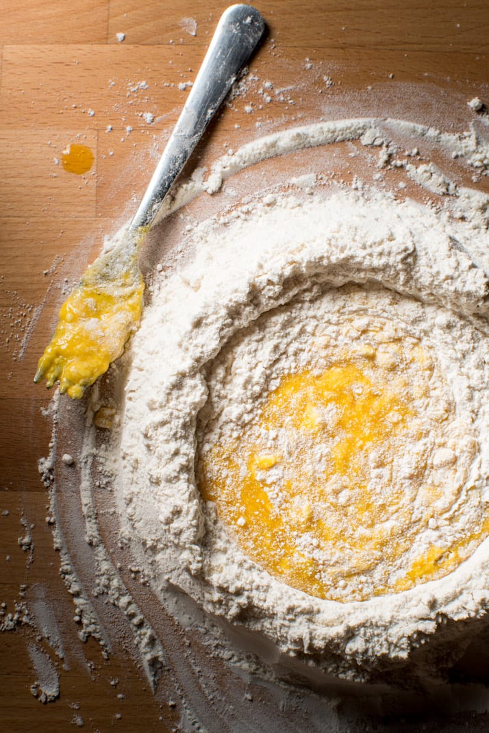 homemade egg noodles