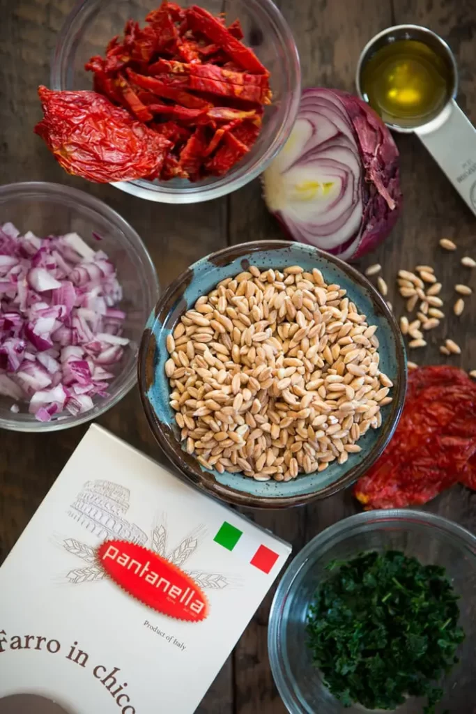 ingredients-for-italian-farro-recipe