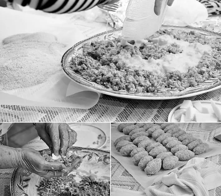 making arrancini